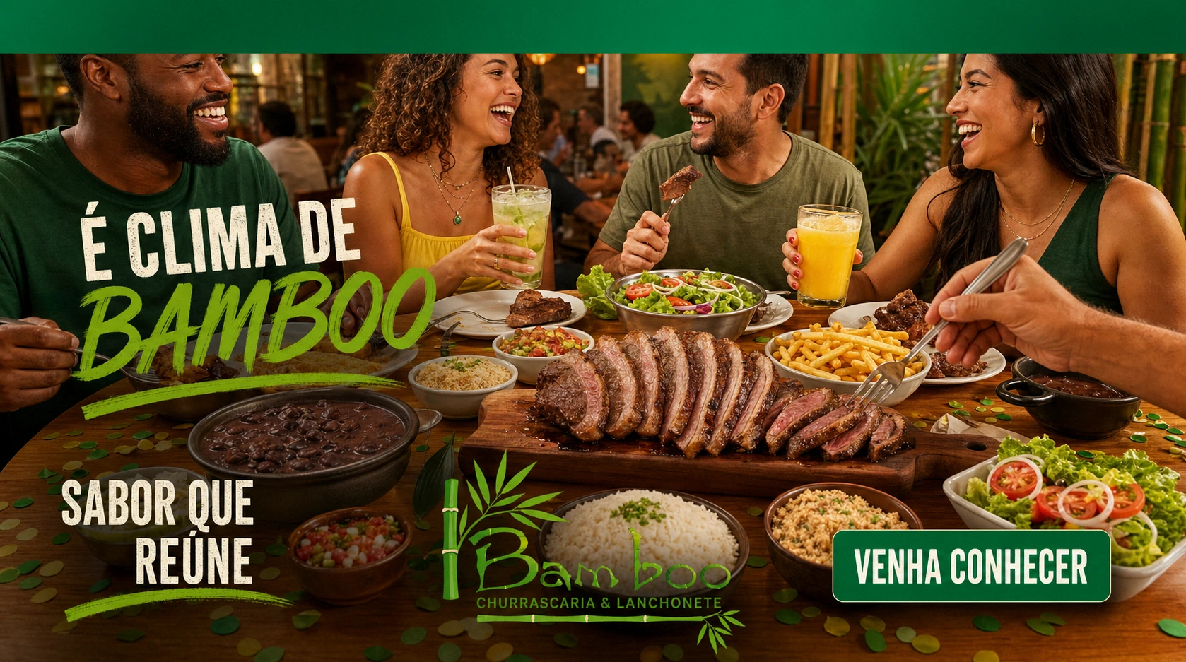 É Clima de Bamboo – Rodízio