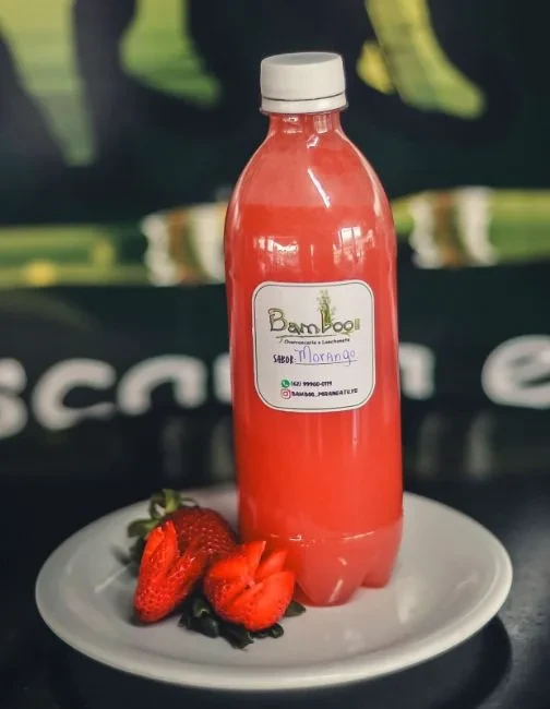 Suco Natural De Morango 500 Ml
